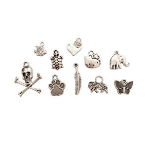 10/$10 Silver Charms (10), Pendants, DIY for Necklace Bracelet Jewelry Making